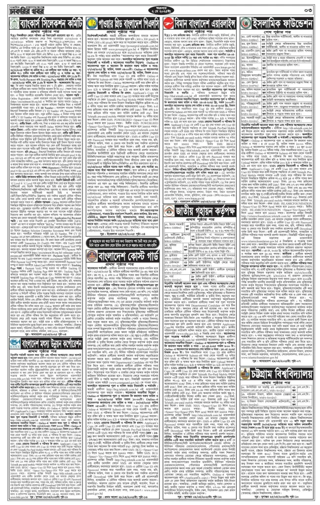 Saptahik Chakrir Khobor 02 May